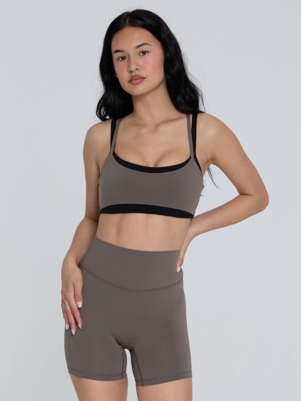 FORM Layered Bra Walnut XS